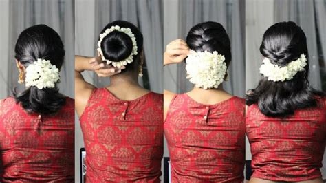 hair style with jasmine flower|best flowers for hair growth.